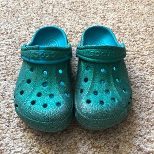 Glitter crocs